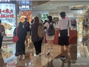 Hongkongers are shopping in Shenzhen, China